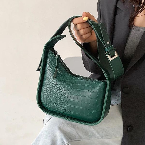 Umhängetaschen Nischendesign Handtaschen 2024 Koreanisch All-Match Messenger Bag Fashion Unterarm Dual-Use-Breite: 25 cm