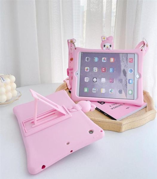 Copertina per iPad 9 7 2018 2017 10 2 7th Pro 9 7 10 5 Air 1 2 3 Pink Cartoon Kids Case per iPad Mini 1 2 3 4 5 Stand28186374239