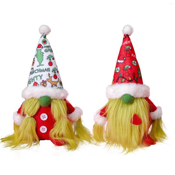 Weihnachtsdekoration Dekoration Feindliche Gnome Doll Weihnachtsdekor Valentinstag Geschenk Noel Navidad Ornament für Home Year Geschenke