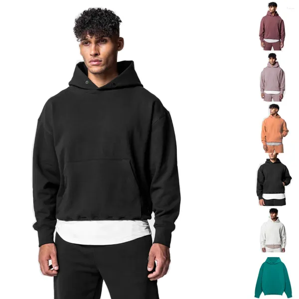 Erkek Hoodies Kalın Pamuk Eğitim Setleri Sıradan Spor Kitleri Külkü Pantolonlu Te Sweatshirt ile Gym ile Üstü Koşu Takipleri