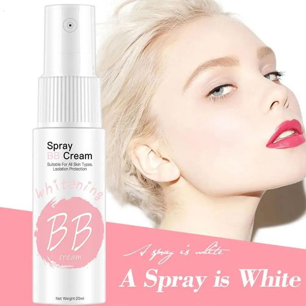 20 ml Whitening Feuchtigkeitsende Basispray BB Creme Body Beauty Make -up Tragbares Fundament Gesicht Ba T7Z7 240428