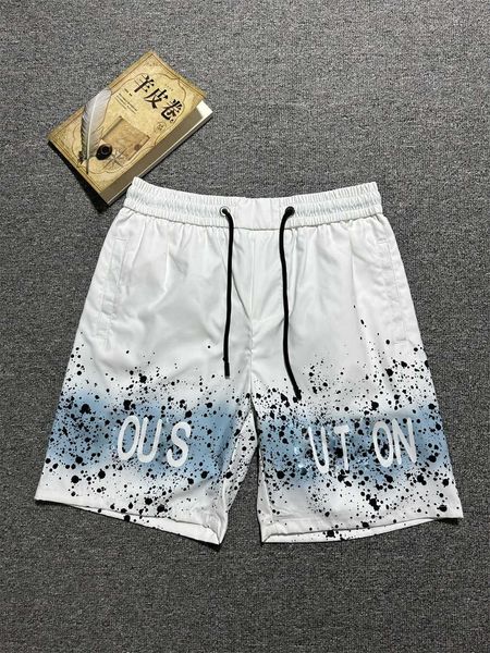 Shorts de moda masculino letra de designer shorts de natação casuais esportes soltos de golfe masculino de verão praia calça de praia high street tendência de hip hop shorts asiático m-3xl #16