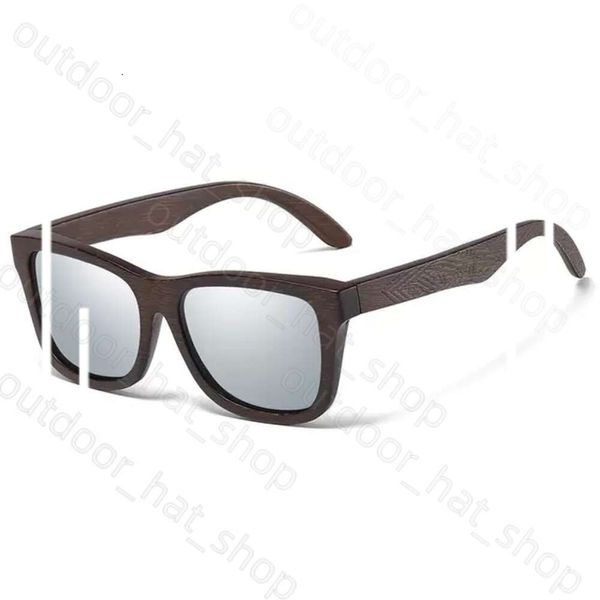 Designer de moda Óculos de sol, designer de marca GM Wood Men polarizou Black Skateboard Wood Wood Retro Eyewear Drop Gentle Gentlemonster 603