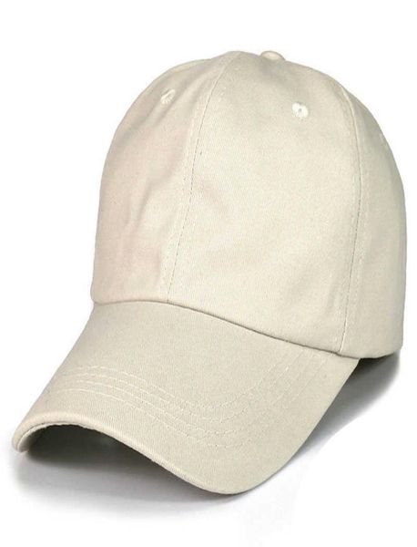 Pannello semplice in bianco tappo da baseball 100 cappello da papà di cotone per uomini donne Cap di base regolabili BASI GRIGIO BIANCO BIANCO BEIGE ROSSO Q07032740871