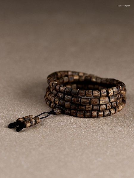 Orecchini di collana impostati vecchi materiali vecchi chunhua di alta qualità nha trang kyara agarwood braccialetto immerso di tipo nan aeglewood