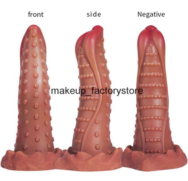 Massagem Silicone Dildo Butt Plug Plug de massagem brinquedo anal para mulheres Orgasmo de homens Estimular o plugue anal Anal Dildos brinquedos sexuais com sucção C9533991