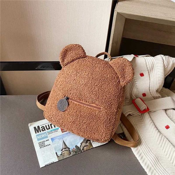 Mochilas Backpack Backpack Plush Urrador Bag Kid Girl Cartoon Fashion Backpack Bags Kids Backpacks Backs Bag School Mochila Infantil Menina