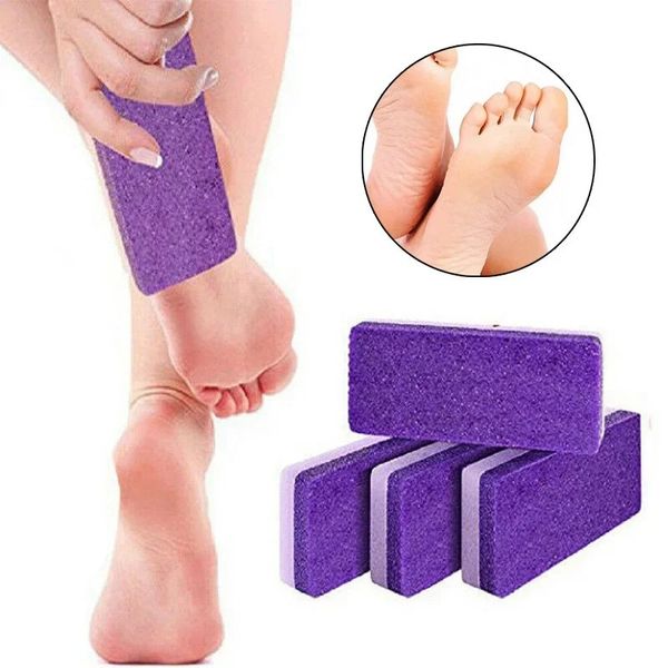 2 pezzi Mode Sponge Block Callus Remover per i piedi Scrup strumenti per unghie manicure