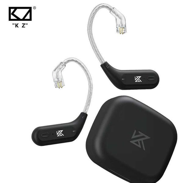 Tear para celular KZ AZ09 HD Bluetooth 5.2 Cabo de atualização sem fio fones de ouvido com estojo de carregamento adequado para KZ Zax DQ6 ZSN ZSX CA16 VX MT1 J240508