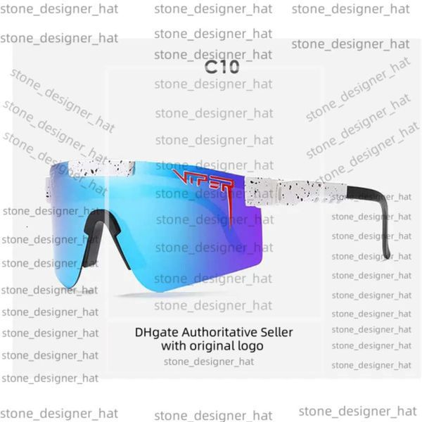 Vipers Sport Eyewear Cycling UV400 Outdoor -Gläser Doppelbein Fahrradfahrrad Sonnenbrille Weitansicht MTB -Brille UV400 mit Hülle 3309