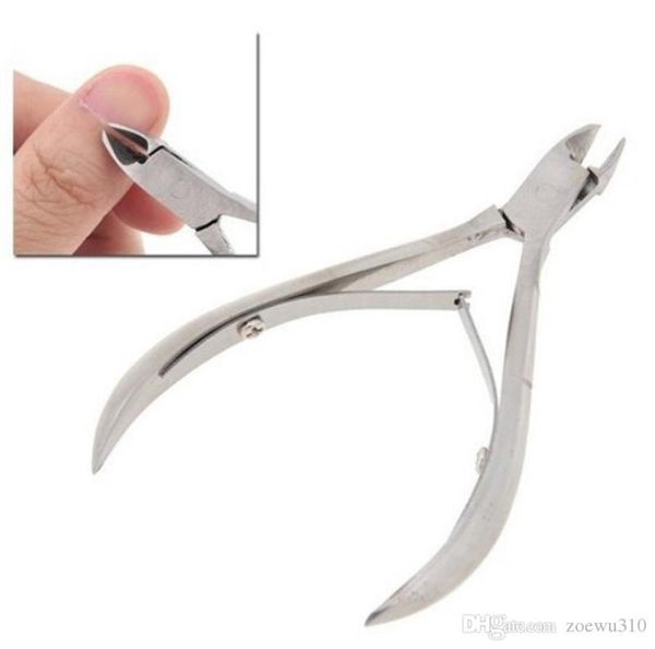 Cuticola a forcellaghia cucchiaia cuticola taglialetta in acciaio inossidabile clipper tagliere cutte strumo di manicure a forbice intero 3974095