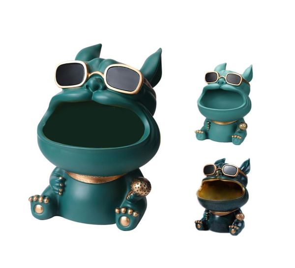 1pc Cachor de cachorro Cool Figure Big Boca Cats Caixa de armazenamento Caixa de armazenamento Chave de chocolates de doces cesto de cesta de casas Decoração de casa Ornamentos C06825099