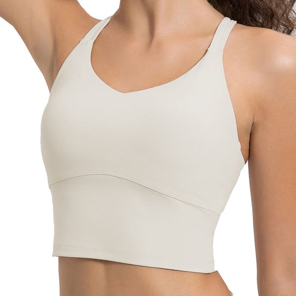 Tops cerebbe a camisole del reggiseno sport da yoga con reggiseno di allenamento di imbottitura rimovibile adatto per la corsa di fitness casual e il reggiseno a lungo