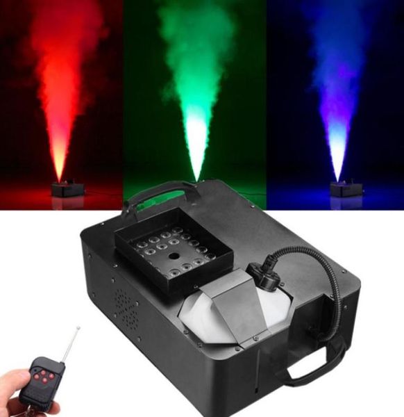 1500 Вт Mist Haze Machine с 24x3W 3IN1 LED LIGHTSDMX512 Беспроводная управляющая дымовая машина стадия 1500 Вт FOGGER LLFA84999941