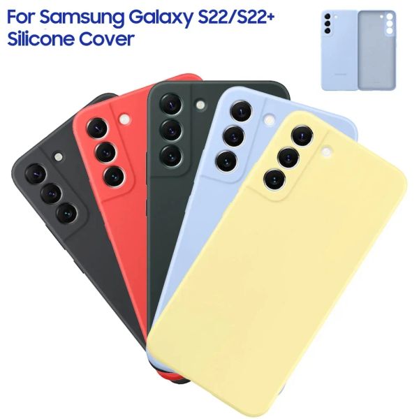 Copre il nuovo coperchio di protezione della custodia in silicone per Samsung Galaxy S22 S22+ S22 Plus 5G Case di telefono softhone Case di telefonia mobile