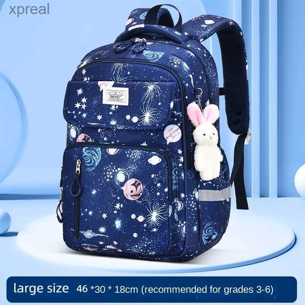 Rucksäcke wasserdichte Kinder Schultaschen für Mädchen Orthopädische Grundschule Rucksack Kinder Schoolbag Buchbeutel Mochila Escolar Wx