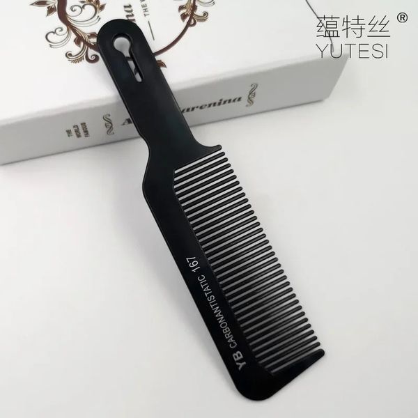 Novo pente de plástico pente de plástico pente preto espessado de corte de cabelo de pente masculino e feminino Ferramentas para pente de cabelo