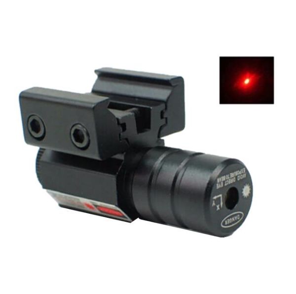 Vista laser con picatinny 11mm -20 mm Risola rossa DOT Laser Ambito
