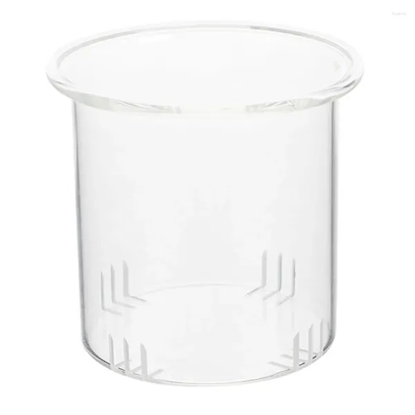 Geschirrssätze Teekannensiebs Glasblatt für losen Filtern Blätter Kessel -Tassen -Sieber Infuser -Einsatz -Leck