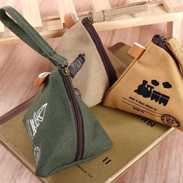 Korea Cine Creative Creative Moone Canvas Canvas Retro Dumpling Key Key Key Gift Borse Wholesale Borshes 240423