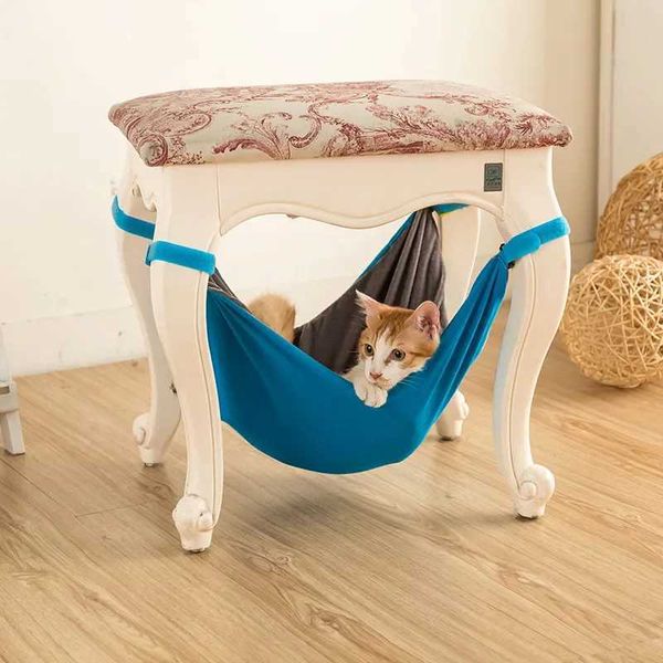 Кошачья кровати мебель милый домашний вешалка для собаки гамак кровать клетки для кошачьего материала Catvas размер 40 * 40 см. Вес 80 г цвета бежевый черный D240508