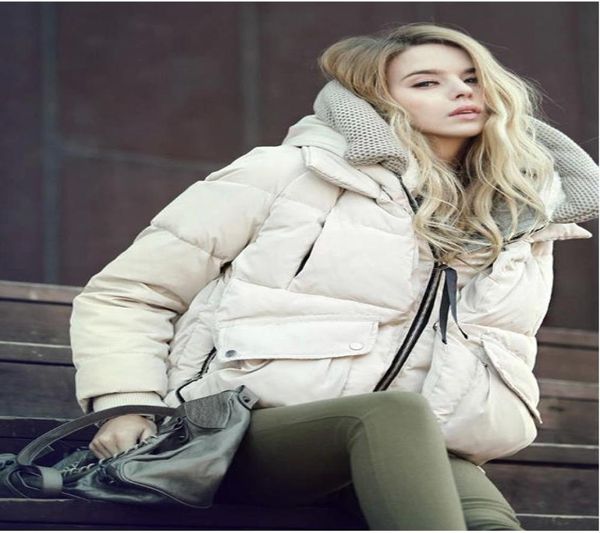 Ganzes 2015 Neue Frauen Winter Entenmantel Kleid Big Yards Casual Dick Down Jacke Kurzabsatz Größe XSXXL5941774