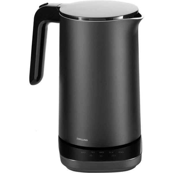 Enfinigy Cool Touch de 1,5 litro Kettle Pro: Chaleira sem fio com funcionalidade de água quente - design elegante, fervendo rápido e seguro para tocar