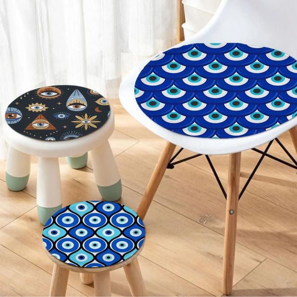 Cuscino Evil Eye Simplicità tessuto multicolore Multi-color non slittamento Soggiorni di decorazioni di divani sgabelli tatami da glute