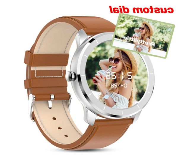 T6 Sports Smart Watch Men Women Dial Custom Screen Touch Full IP68 Imper impermeável 2020 Smartwatch para Android iOS Fitness Watches2966269