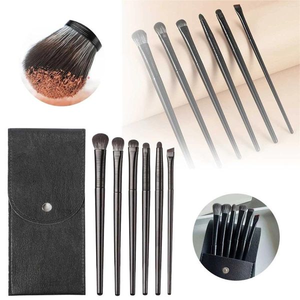 Ben spazzole per il trucco Dettagli per capelli morbidi spazzola piccola portatili a 6 pezzi set kit che lava con macchina compatibile