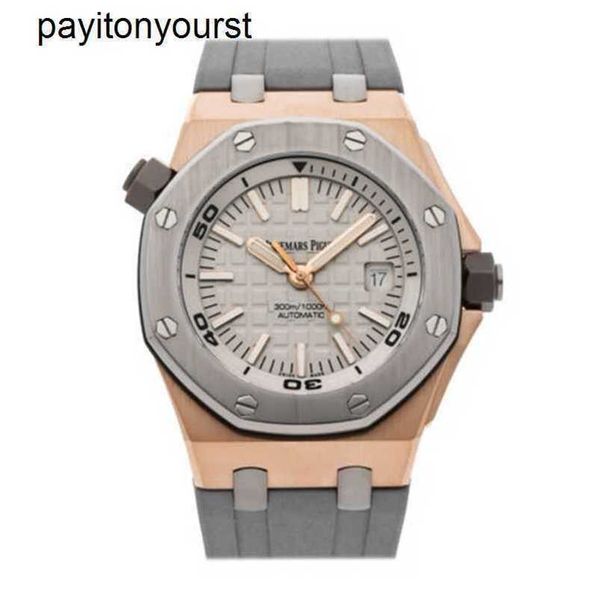 Designer Audemar Pigue Watch Royal Oak Apf Factory Offshore Auto Gold Titanium 15711oi.oo.a006ca.01