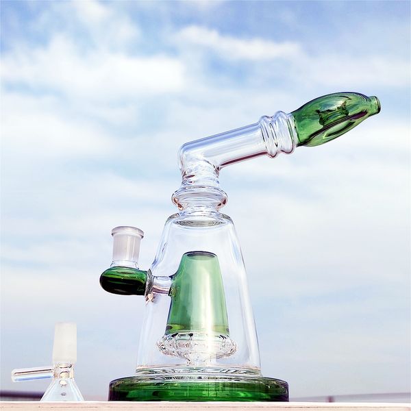 8 bis 9 Zoll großes Fabrik Ei Multi -Farben Shisha Glass Bong Dabber Rig Recycler Rohre Wasser Bongs Rauchpfeife 14mm weibliches Gelenk US -Lagerhaus