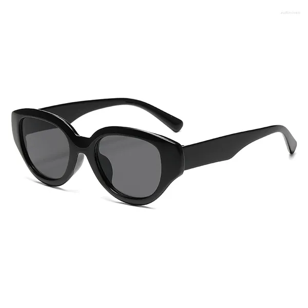 Óculos de sol Brand Vintage Cat Eye Women Fashion Outdoor Sports Sun Glasses Cycling Men Driving UV400 Eyewear