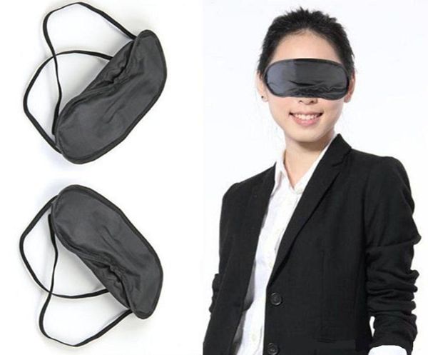 50 pezzi intero regalo per viaggi per occhio addormentato Maschera nera tonalità nere patch eye night economico9464429