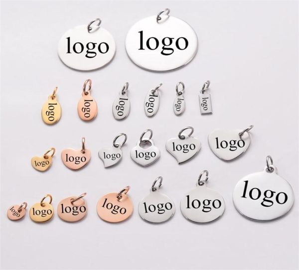 50pcslot in acciaio inossidabile etichette di stampaggio vuoto per fasi personalizzati fai -da -te per la collana di gioielli WHOL 2110144768818