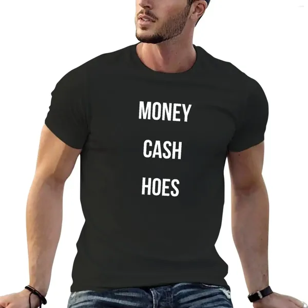 Men's Polos Dinheiro Dinheiro enxadas de camisetas gráficos roupas de verão camisetas masculinas camisetas gráficas grandes e altas