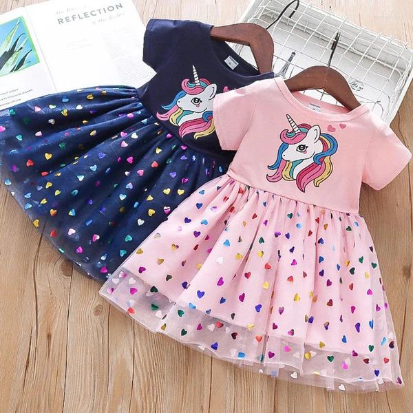 Mädchenkleider Sommer westliche Stil Baby Little Prinzessin Vest Kleid süße Kleidung Flauschiger Gaze Hosentender Rock