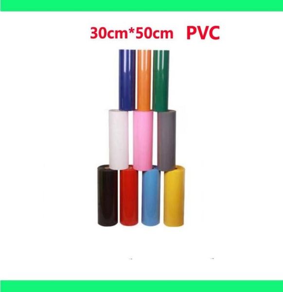 PVC Trasferimento di calore Vinyl 1 foglio 12Quotx20Quot30Cmx50CM Pressa calore Maglietta da taglio a trasferimento di calore Tshirt Diy7427118