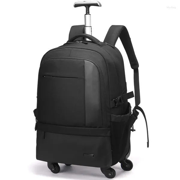 Bolsa de mala de viagens de viagens de negócios com 4 rodas Backpack Men Women Mulise Multifuncional Bagagem de Grande Capacidade Valise