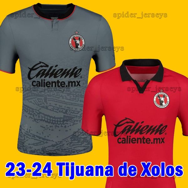 3xl 2023 2024 Tijuana de Xolos Jerseys de futebol 23 24 Club Manotas Martinez Castillo Martinez Angulo Rosa Rodriguez B Diaz Lopez Uniformes 2418