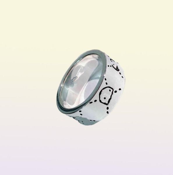 Skull Street Titanium Steel Band Ring Fashion Пара вечеринка свадебные мужчины и женские ювелирные кольца подарок 202282966851095516