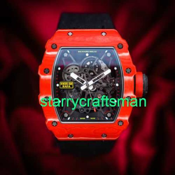 RM Luxury Watchs Meccanical Watch Mills RM35-02 Rafael Nadal Red Quartz TPT set RM35 02 FQ RAFA STJ6