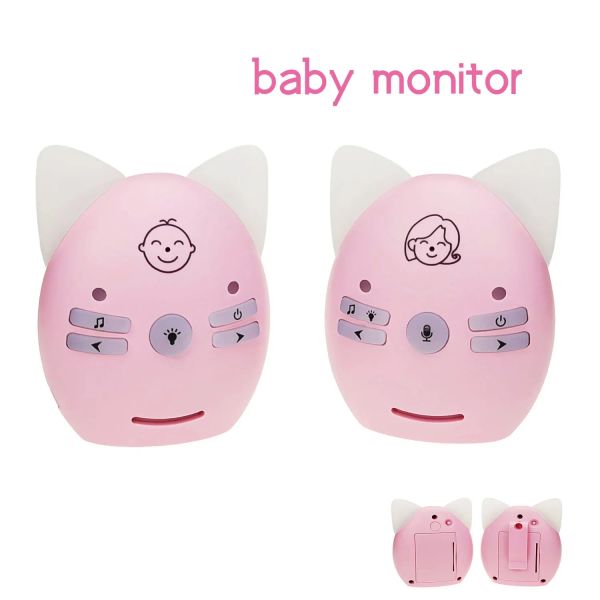 V30 Baba Novo Audio Baby Monitor 2.4 GHz Monitor portátil Digital Baby Intercom Wireless Monitor Baby Boy Girl Night Cry