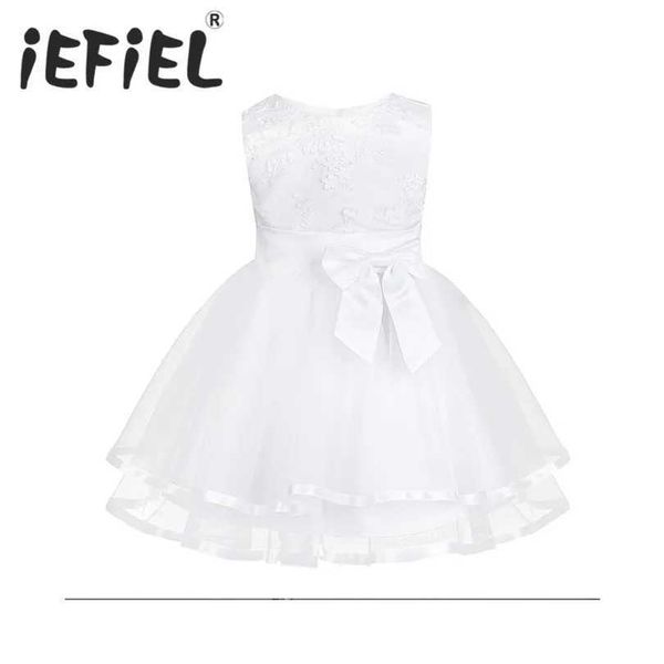 Abiti di battesimo Dressino Big Big Bow Party First British Baptist Formal Tutu Q240507