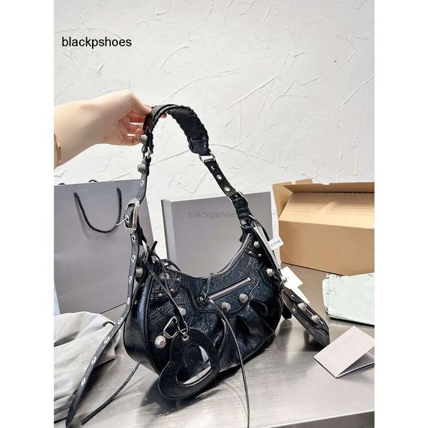 Balencig Le Cagole Crossbody Metallic Motorcycle Borse Designer Gnocchi classici pacchetto di sacchetti di migliore qualità in pelle Spalla Womens Borse Hobo Borse di lusso EJJ5