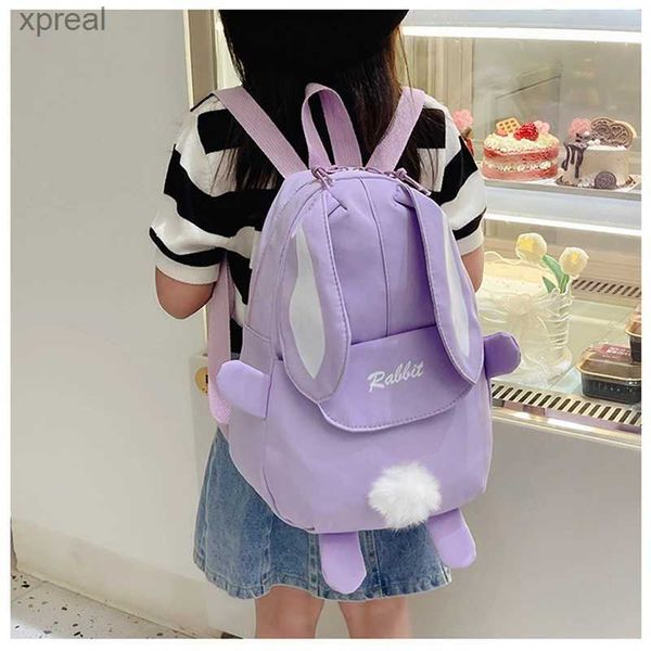 Sırt çantaları yeni moda çocuk okulu sırt çantası tavşan taşınabilir sırt çantası çocuk seyahat sırt çantası sevimli erkek ve kız okul sırt çantası okul sırt çantası wx