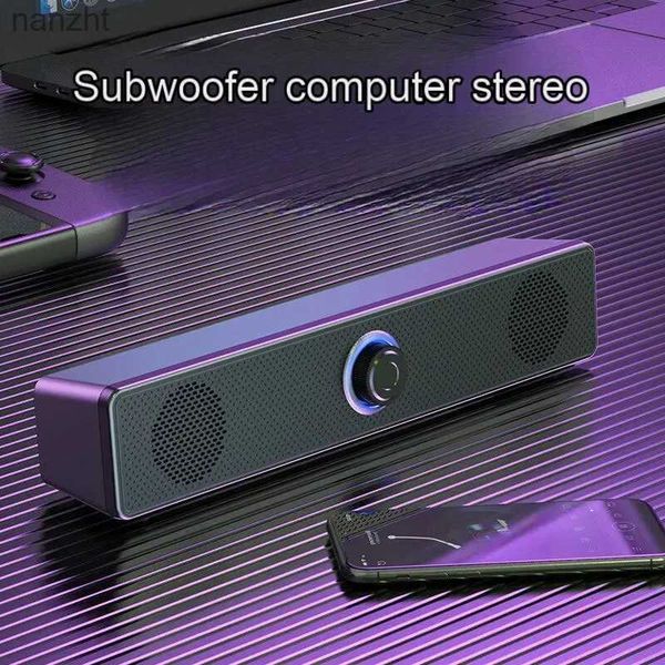 Tragbare Lautsprecher Hochwertiger Computer Desktop Bluetooth verdrahtet Dual Zweck Hochvolumen Mikrofon 2-in-1-Lautsprecher WX