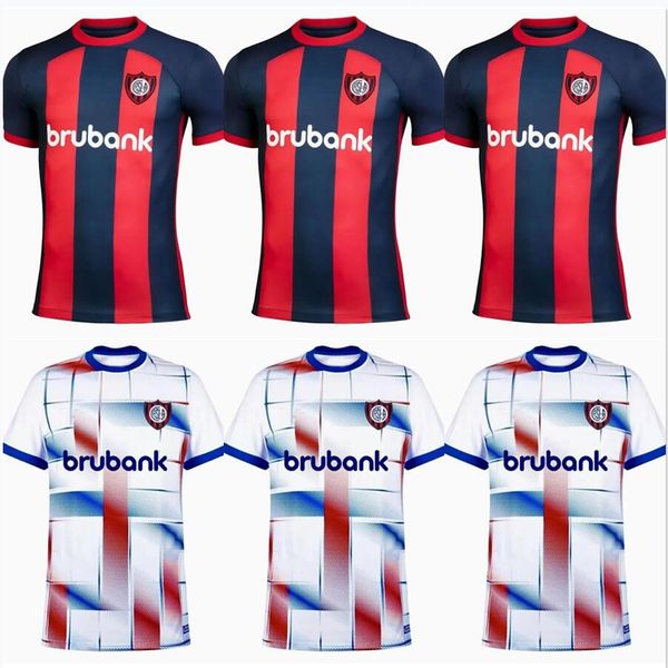 2024 2025 Maglie da calcio di San Lorenzo Adam Bareiro Cristian Tarragona Ezequiel Cerutti Agustin Giay Carlos Sanchez Elian Irala 24 25 Kit Home Away Kit