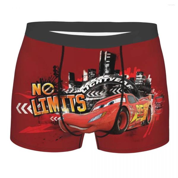 MUITOPANTES Iluminação personalizada McQueen boxers shorts carros masculinos Briefes de moda de roupas íntimas