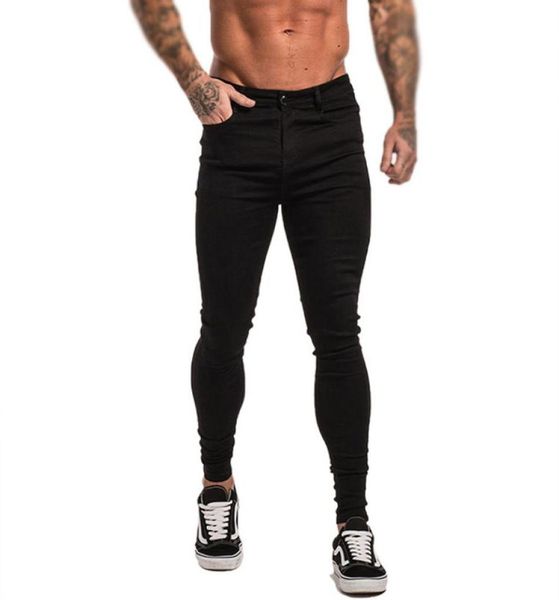 Skinny Jeans Männer schwarze Streetwear Classic Hip Hop Stretch Jeans Slim Fit Fashion Biker Stil enge Drop -Jeans Männliche Hosen S5622638